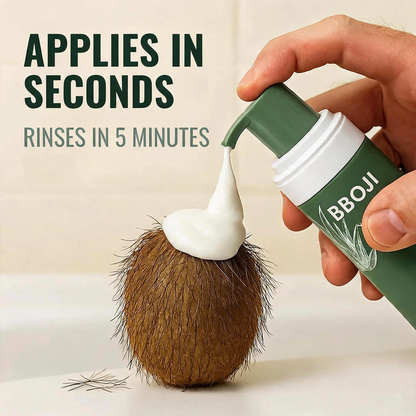 BBOJI™ 5-Minute Men’s Hair Removal Cream – Razor-Free Smooth Skin for Body & Intimate Areas