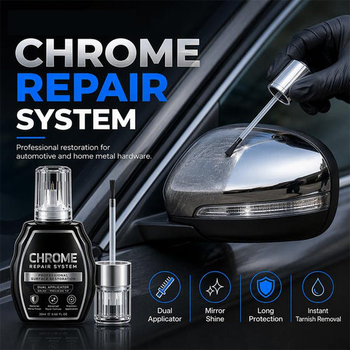 Professional Chrome Repair Pen – Restore Shine, Remove Tarnish & Protect Metal