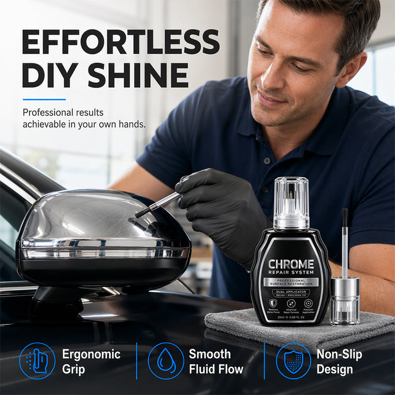 Professional Chrome Repair Pen – Restore Shine, Remove Tarnish & Protect Metal