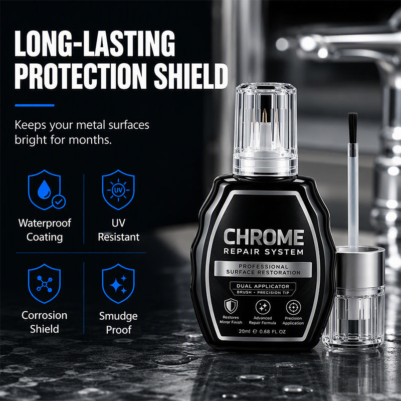 Professional Chrome Repair Pen – Restore Shine, Remove Tarnish & Protect Metal