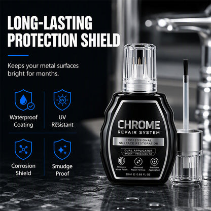 Professional Chrome Repair Pen – Restore Shine, Remove Tarnish & Protect Metal